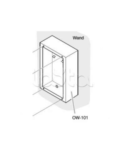 Коробка накладная TOA OW-101 в Чебоксарах Аксессуары для СОУЭ Pintop.ru