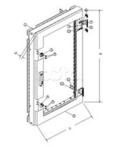 Дверь передняя плексигласовая TOA PGD-22 в Чебоксарах Системы оповещения и трансляции TOA Pintop.ru