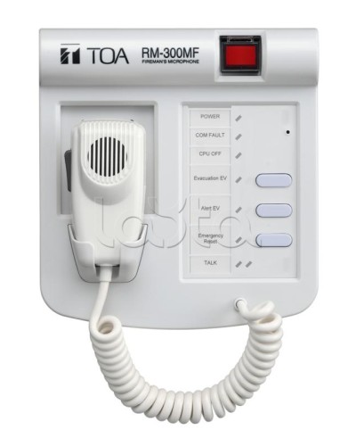Панель микрофонная пожарная для серии VM-3000 в Чебоксарах Системы оповещения и трансляции TOA Pintop.ru
