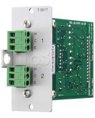 Модуль выходной 2-mic/line с DSP-процессором TOA T-001T в Чебоксарах Системы оповещения и трансляции TOA Pintop.ru