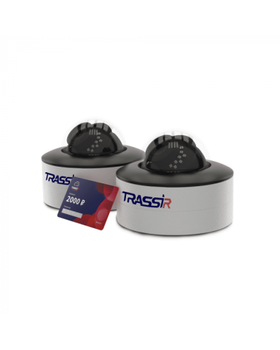 Комплект облачного видеонаблюдения TRASSIR W2D5Street в Чебоксарах IP-камеры Pintop.ru