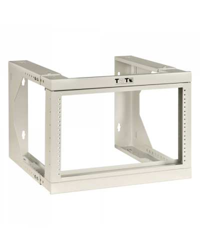 Рама настенная 19, с регулируемой глубиной 461-664 мм, 12U, серая TWT (TWT-FRWAJ-12U-GY) в Чебоксарах Аксессуары для стоек и шкафов Pintop.ru