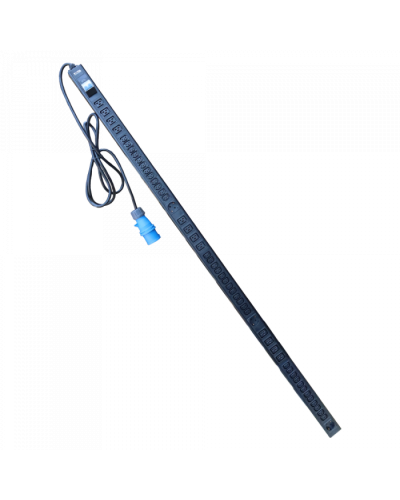 Блок розеток верт. 32A / 250V, 12xC19 + 36xC13 + 3xSchuko, шнур 3 метра, IEC309 TWT (TWT-PDV-12x36x3S-32A) в Чебоксарах Блоки розеток Pintop.ru