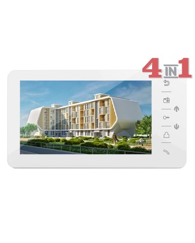 Монитор цветного видеодомофона Tantos Prime HD (White) в Чебоксарах Абонентские видеоустройства Pintop.ru