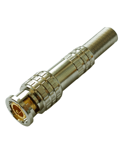 Коннектор Tantos РАЗЪЕМ TS BNC штекер под пайку с пружиной, металл в Чебоксарах Коннекторы Pintop.ru