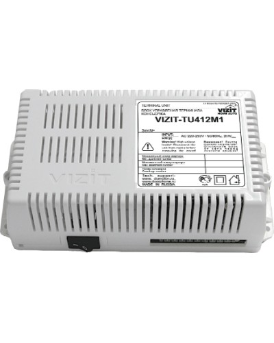 Блок управления терминала консьержа Vizit-TU412M1 в Чебоксарах Блоки управления многоабонентные Pintop.ru