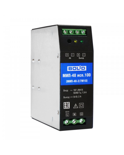 Модуль источника питания Болид МИП-48 исп.100 (МИП-48-2/7М10) в Чебоксарах Охранно-пожарное оборудование Pintop.ru