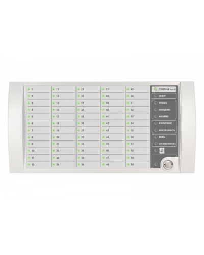 Блок индикации Болид С2000-БИ исп.02(2хRS485) в Чебоксарах Охранно-пожарное оборудование Pintop.ru