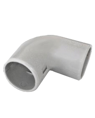 Угол Экопласт CI20G Угол 90 гр.(2част.), без галогена, для труб D20мм (5шт) в Чебоксарах Аксессуары для кабель-канала Pintop.ru