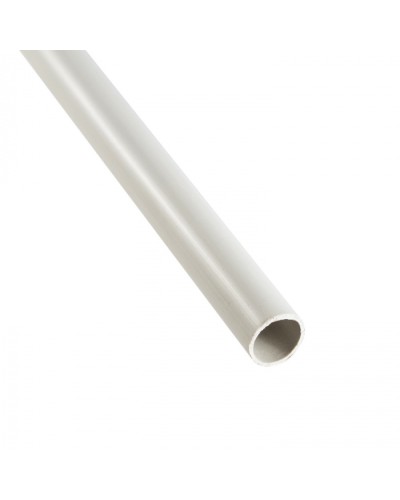 Труба ПНД гладкая тяжелая, цвет серый, диам 16мм (3м) Экопласт (23016-GR) в Чебоксарах Гладкая труба Pintop.ru