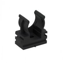 CFQ16 Держатель (клипса) для труб, для монтажного пистолета D16мм, цвет чёрный (50шт) Экопласт (41516BL)