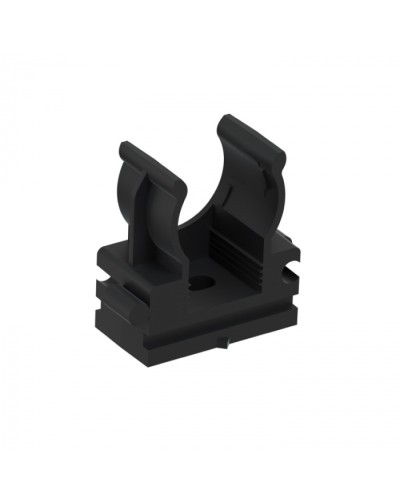CFQ16 Держатель (клипса) для труб, для монтажного пистолета D16мм, цвет чёрный (50шт) Экопласт (41516BL) в Чебоксарах Держатели, клипсы, скобы Pintop.ru