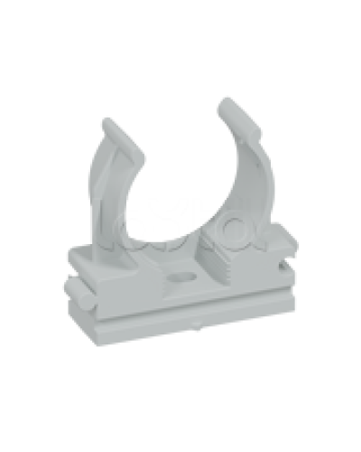 CFQ32 Держатель (клипса) для труб, для монтажного пистолета D32мм, цвет чёрный (1уп=50шт) Экопласт (41532BL) в Чебоксарах Держатели, клипсы, скобы Pintop.ru