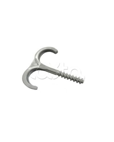 Держатель (клипса) F типа двойнаядля труб D16-20 мм Экопласт 41826 в Чебоксарах Держатели, клипсы, скобы Pintop.ru