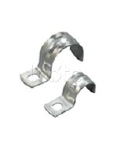 Скоба оцинкованная однолапковая для трубы D50 мм (50 шт/уп) Экопласт 43750-50 в Чебоксарах Крепежные изделия Pintop.ru