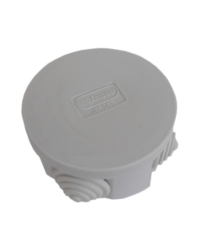 Коробка распределительная о/п с крышкой D65х35 мм, 4 вых. Экопласт 44004 в Чебоксарах Распределительные коробки Pintop.ru