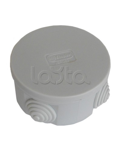 Коробка распределительная о/п с крышкой D80х40 мм, 4 вых., без галагена Экопласт 44005HF в Чебоксарах Распределительные коробки Pintop.ru