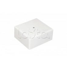 Коробка огн. с глад. стенками,без галогена, заземление, IP41, 9P, (1,5-2,5 мм2) (Белый) ОКЛ Экопласт 46061PE-HF-W