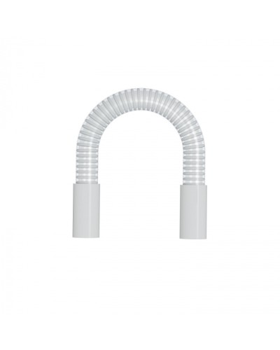 Гибкий переход для трубы диам. 25мм, длина 30см, цвет белый (49415W) в Чебоксарах Повороты, муфты, тройники Pintop.ru