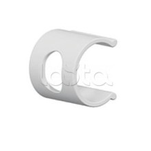 Клипса для крепления наклеек с калиброванными отверстиями D25 (50шт.), цвет белый Экопласт (49626-50W)