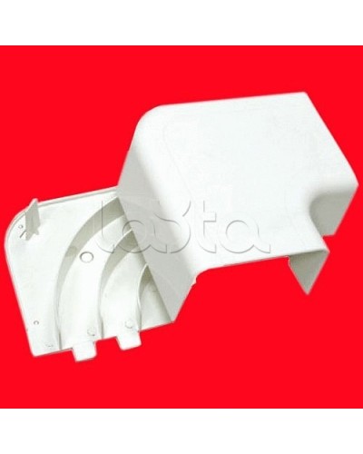 Угол плоский 100х55 с задней стенкой и разделителем для кабель-канала серии ARC-LAN Экопласт 576311 в Чебоксарах Аксессуары для кабель-канала Pintop.ru