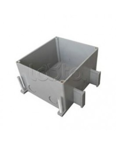 Коробка для люков в пол на 2 поста (45х45)+2 модуля (45х22,5), пластик Экопласт 70125 в Чебоксарах Системы лючков и колонн Pintop.ru