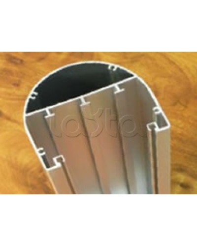 Колонна алюминевая под суппорт (односторонняя) 660мм Экопласт 70166 в Чебоксарах Системы лючков и колонн Pintop.ru