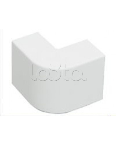 Угол внешний плавный стандарт TIA 40x25 мм Экопласт 72208R в Чебоксарах Аксессуары для кабель-канала Pintop.ru