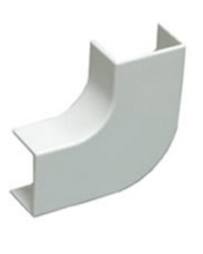Угол плоский плавный стандарт TIA 40x25 мм Экопласт 72308R в Чебоксарах Аксессуары для кабель-канала Pintop.ru