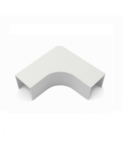 RML20х12,5 Угол 20х12,5мм плоский плавный ст. TIA (10шт) 1кор.=3600шт. Экопласт в Чебоксарах Аксессуары для кабель-канала Pintop.ru