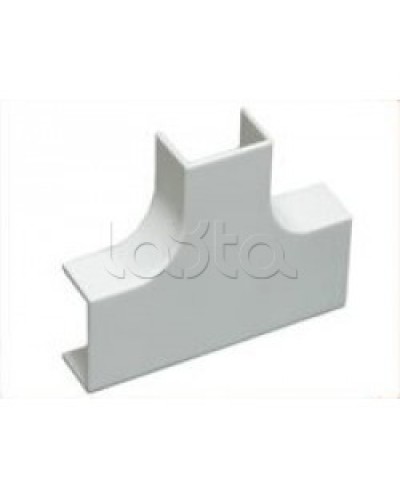 Угол Т-образный плавный стандарт TIA 25x16 мм Экопласт 72405R в Чебоксарах Аксессуары для кабель-канала Pintop.ru