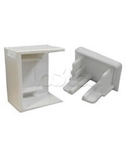 Заглушка для кабель-канала МЕХ, для сечения 40x40 Экопласт 72809 в Чебоксарах Аксессуары для кабель-канала Pintop.ru