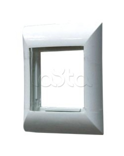 Суппорт для розетки45x45 на 2 модуля Экопласт 73909 в Чебоксарах Аксессуары для кабель-канала Pintop.ru