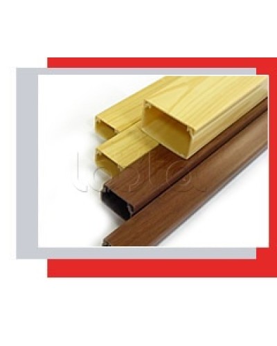 Миниканал 12x12 серия MEX с текстурой дерева (сосна) Экопласт 77021P-2 в Чебоксарах Кабель-канал Pintop.ru