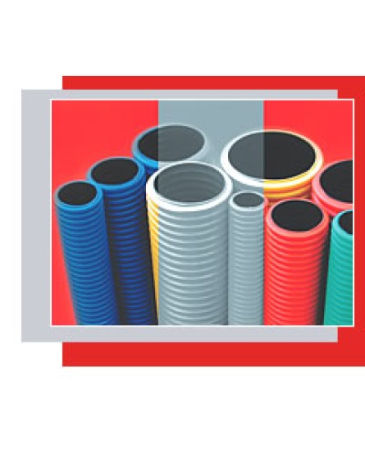 Труба для прокладки кабеля под землей D63 мм (внешн.) Экопласт 80063 в Чебоксарах Труба гофрированная Pintop.ru