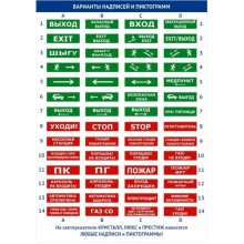 Оповещатель табло полусферическое световое Электротехника и Автоматика ЛЮКС-24 "Пользование лифтом при пожаре запрещено"