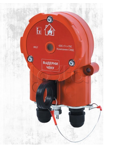 Извещатель пожарный ручной взрывозащищенный Эпотос ИПР 535 ХАЛЗАН Ех - АМ в Чебоксарах Пожарные извещатели (Ex) Pintop.ru