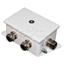 Коробка монтажная огнестойкая Гефест КМ-О (10к*6,0)-IP66-d, четыре ввода 120х80х68