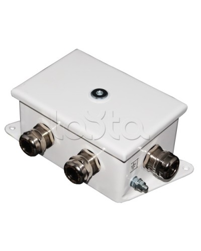 Коробка монтажная огнестойкая Гефест КМ-О (12к)-IP66-d, три ввода 120х80х68 в Чебоксарах Распределительные коробки Pintop.ru