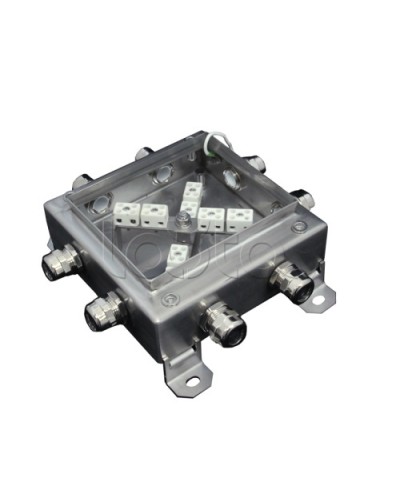 Коробка монтажная огнестойкая Гефест КМ-О (16к*10,0)-IP66 1515нерж, 8 вводов в Чебоксарах Распределительные коробки Pintop.ru