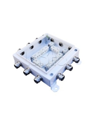 Коробка монтажная огнестойкая Гефест КМ-О (32к*10,0)-IP66 2020, 12 вводов в Чебоксарах Распределительные коробки Pintop.ru