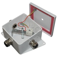 Коробка монтажная огнестойкая Гефест КМ-О (4к)-IP66 четыре ввода 100х100