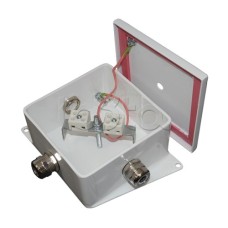 Коробка монтажная огнестойкая Гефест КМ-О (8к)-IP66-120х120, семь вводов