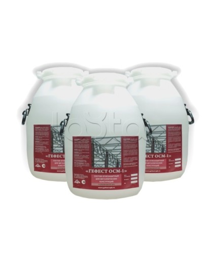 Cостав огнезащитный для металлических конструкций Гефест ОСМ-1 в Чебоксарах Огнезащитные краски Pintop.ru