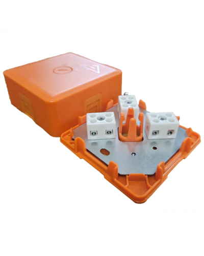 Коробка монтажная огнестойкая КМ-О (4к*6,0)-IP41-s-оранж Гефест в Чебоксарах Распределительные коробки Pintop.ru