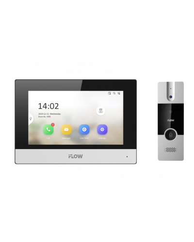 Комплект гибридного видеодомофона iFlow F-VI-5342H в Чебоксарах Комплекты домофонов Pintop.ru