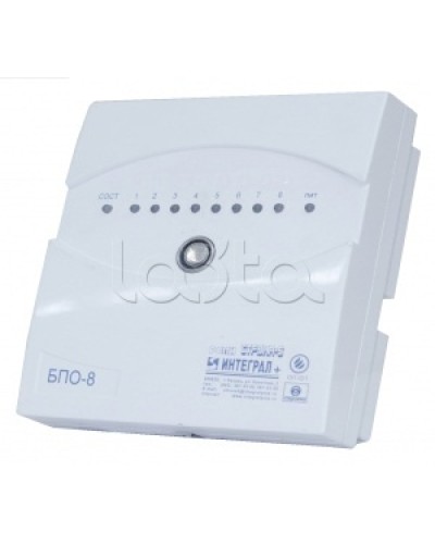 Блок проводной объектовый Интеграл + БПО-8 в сборе с ИБП в Чебоксарах Приемно-контрольные приборы Pintop.ru