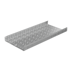 Лоток перфорированный 80х500х1,2 L2500 мм "Быстрый монтаж ПЛЮС" INOX304 КМ-Профиль (LPplus80-500-1.2-2500 INOX304)