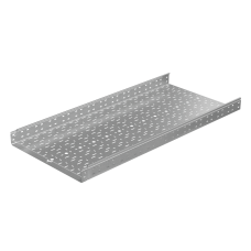 Лоток перфорированный 80х600х1,5 L5000 мм "Быстрый монтаж ПЛЮС" КМ-профиль (LPplus80-600-1.5-5000)