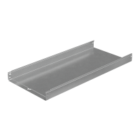 Лоток неперфорированный 80х500х1,2 L2500 мм "Быстрый монтаж ПЛЮС" HD85 КМ-профиль (LNplus80-500-1.2-2500 HD85)